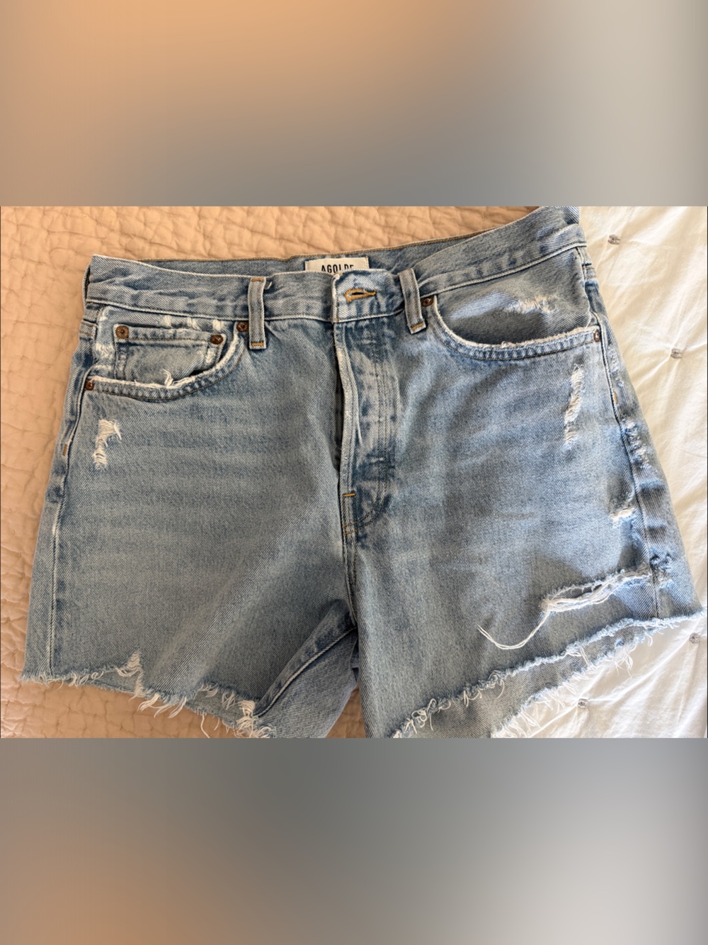 Agolde Parker Long Shorts